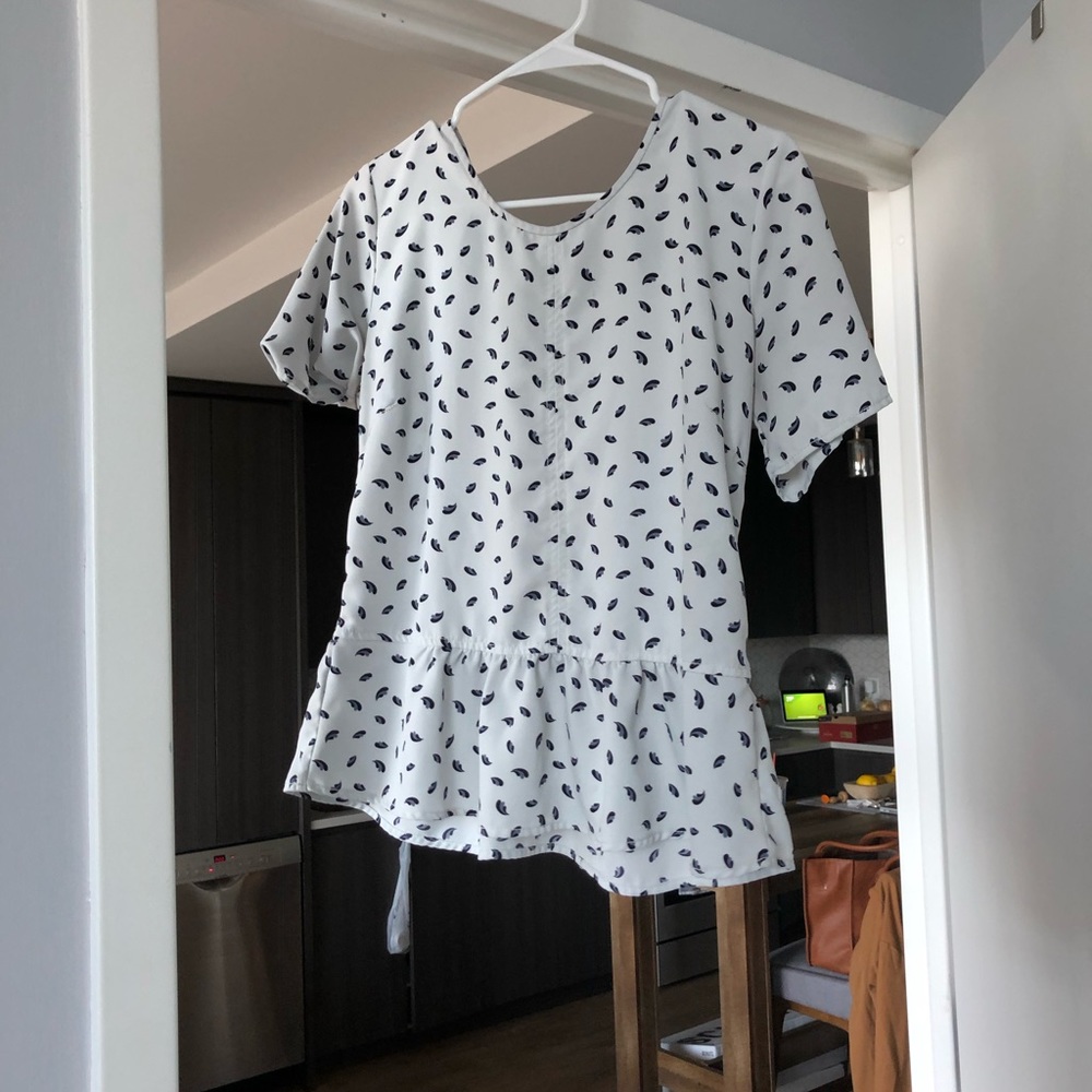 Work shirt peplum